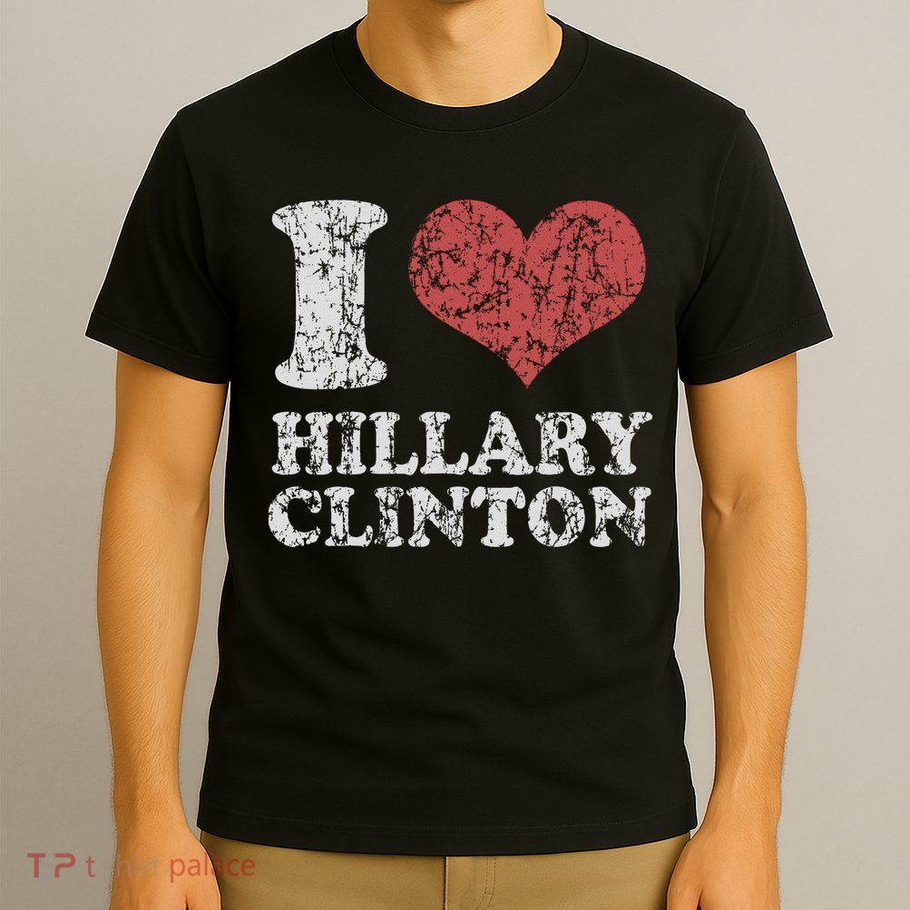 Vintage I Heart Hillary Clinton T-Shirt