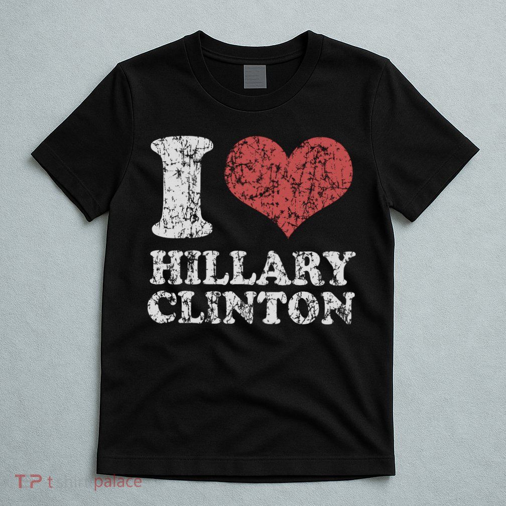 Vintage I Heart Hillary Clinton T-Shirt