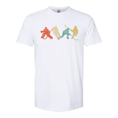 Vintage Ice Hockey Gift Softstyle® CVC T-Shirt