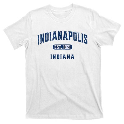 Visit Indianapolis Indiana Vintage Athletic Souvenir T-Shirt