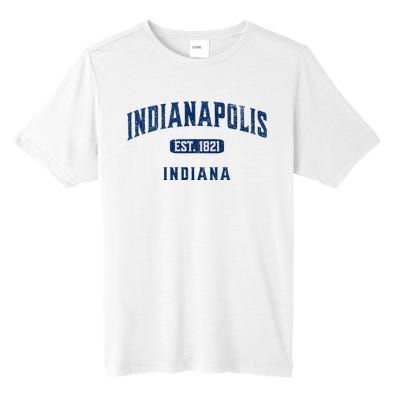 Visit Indianapolis Indiana Vintage Athletic Souvenir Tall Fusion ChromaSoft Performance T-Shirt