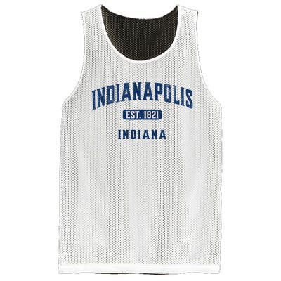 Visit Indianapolis Indiana Vintage Athletic Souvenir Mesh Reversible Basketball Jersey Tank