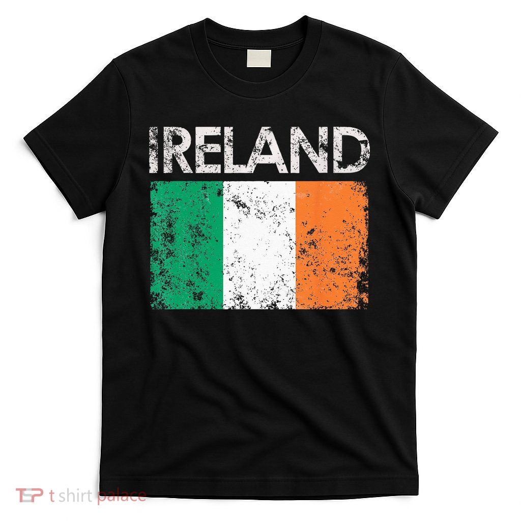 Vintage Ireland Irish Flag Pride Gift T-Shirt