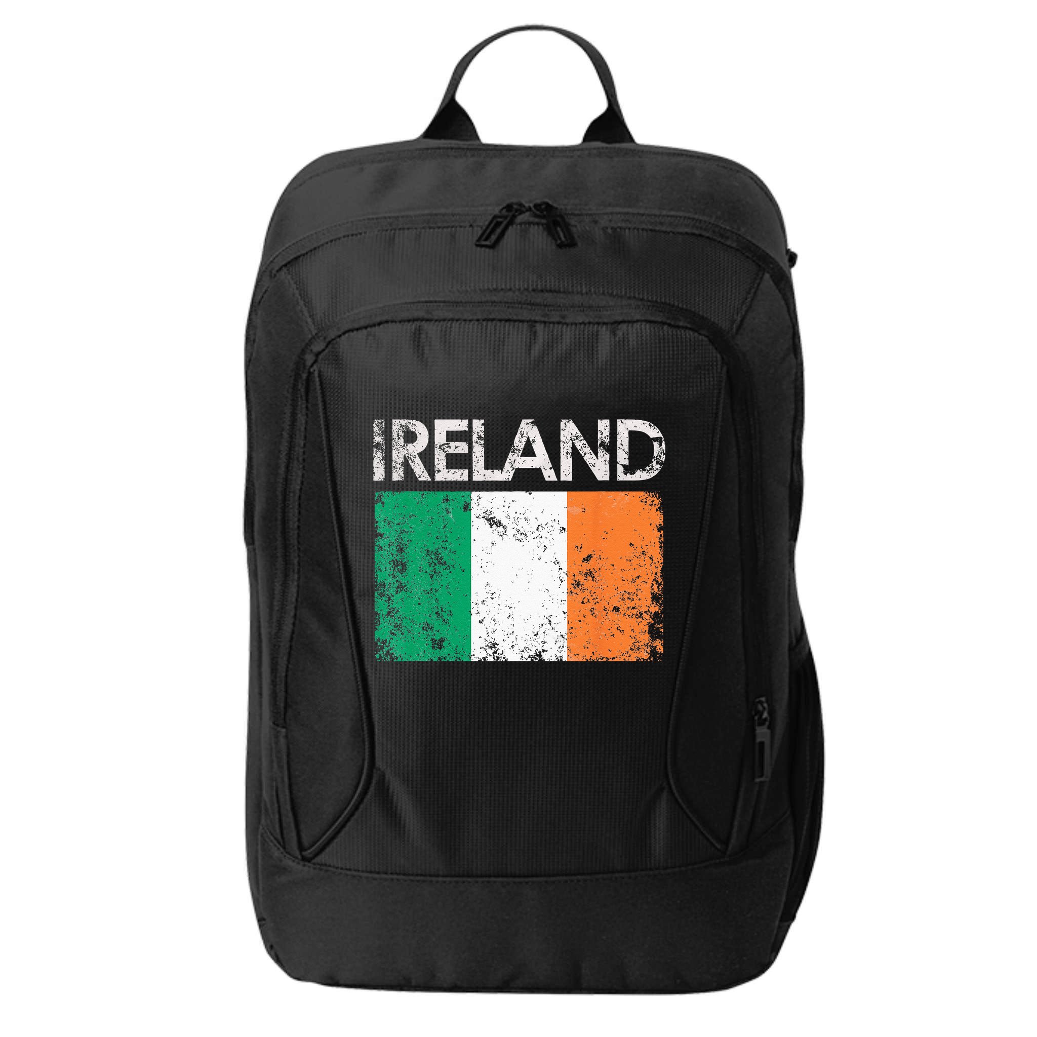 Vintage Ireland Irish Flag Pride Gift City Backpack