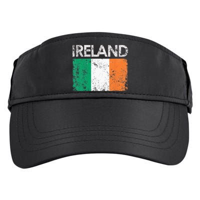 Vintage Ireland Irish Flag Pride Gift Adult Drive Performance Visor