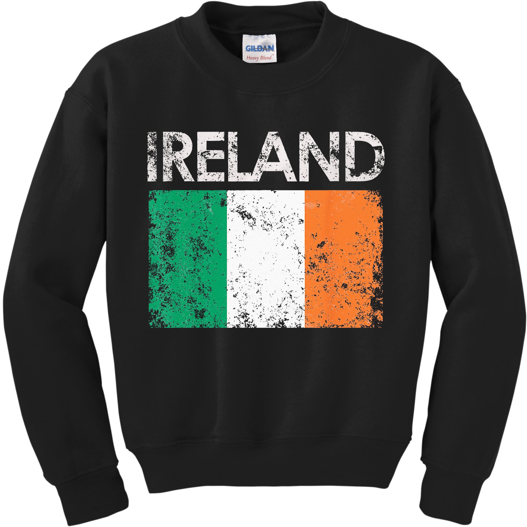 Vintage Ireland Irish Flag Pride Gift Kids Sweatshirt