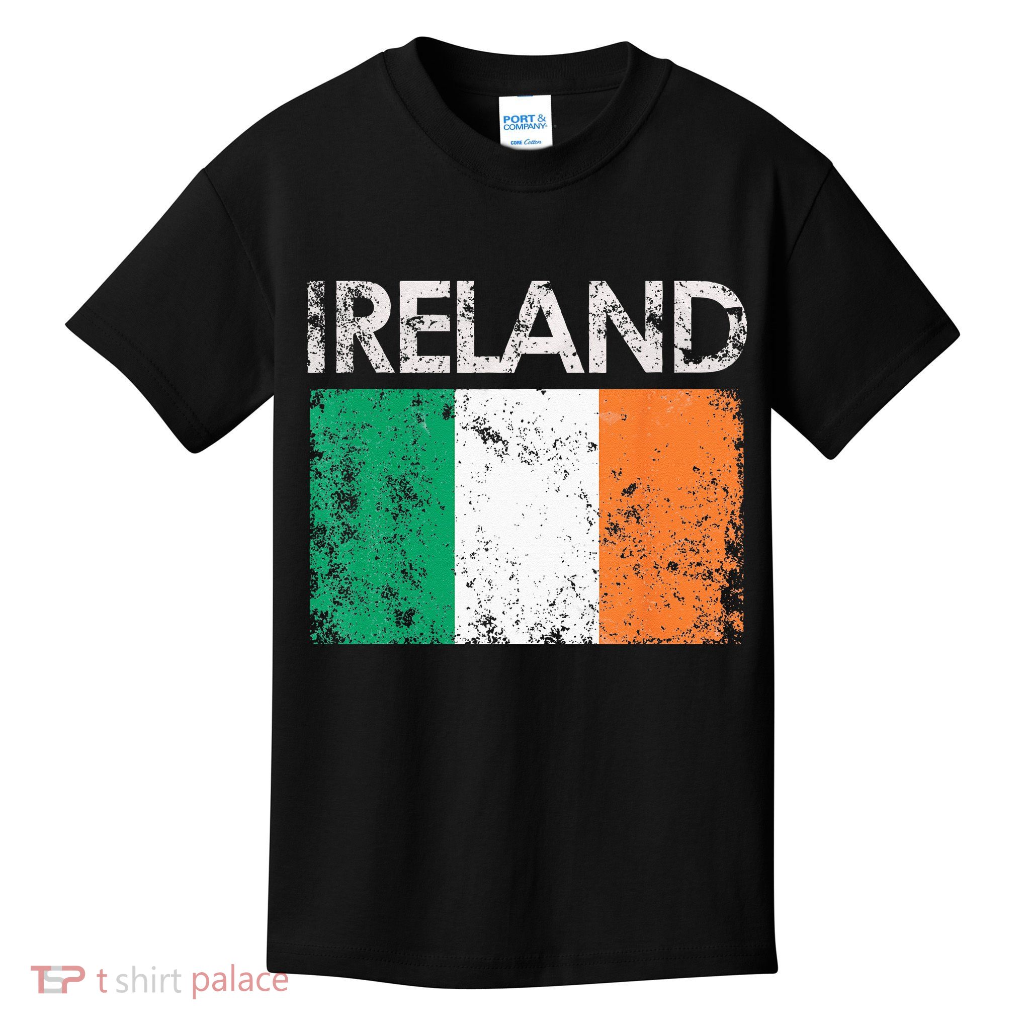Vintage Ireland Irish Flag Pride Gift Kids T-Shirt