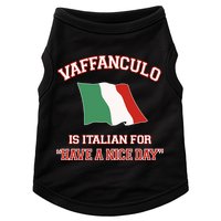 Vaffanculo Is Italian For Have A Nice Day Doggie Tank