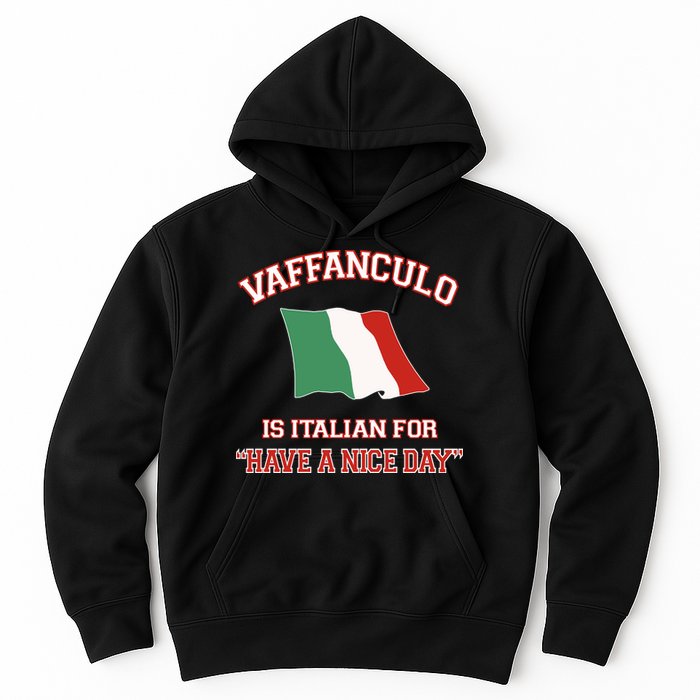 Vaffanculo Is Italian For Have A Nice Day Hoodie