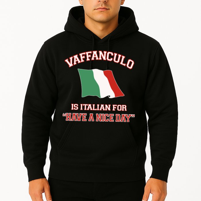 Vaffanculo Is Italian For Have A Nice Day Hoodie
