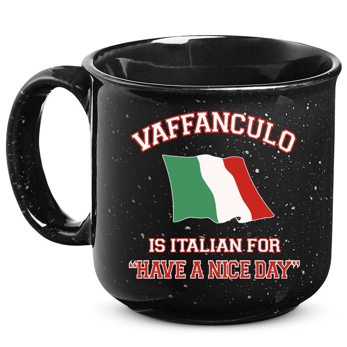 Vaffanculo Is Italian For Have A Nice Day 15oz Campfire Ceramic Mug