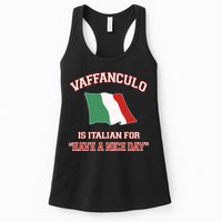 Vaffanculo Is Italian For Have A Nice Day Womens Tank Top