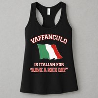Vaffanculo Is Italian For Have A Nice Day Womens Tank Top