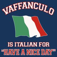 Vaffanculo Is Italian For Have A Nice Day Infant Baby Jersey Bodysuit