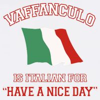 Vaffanculo Is Italian For Have A Nice Day Garment-Dyed Sweatshirt