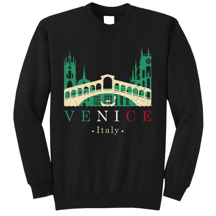 Venice Italy Iconic Gondola Rialto Bridge Ponte Di Rialto Sweatshirt