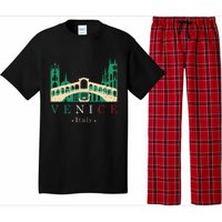 Venice Italy Iconic Gondola Rialto Bridge Ponte Di Rialto Pajama Set