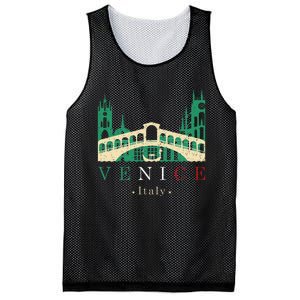 Venice Italy Iconic Gondola Rialto Bridge Ponte Di Rialto Mesh Reversible Basketball Jersey Tank