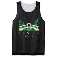 Venice Italy Iconic Gondola Rialto Bridge Ponte Di Rialto Mesh Reversible Basketball Jersey Tank