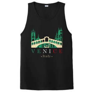 Venice Italy Iconic Gondola Rialto Bridge Ponte Di Rialto PosiCharge Competitor Tank