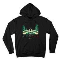 Venice Italy Iconic Gondola Rialto Bridge Ponte Di Rialto Tall Hoodie