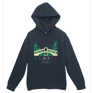 Venice Italy Iconic Gondola Rialto Bridge Ponte Di Rialto Urban Pullover Hoodie