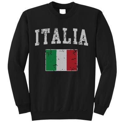 Vintage Italia Italian Flag Italy Men Women Kids Sweatshirt