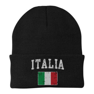 Vintage Italia Italian Flag Italy Men Women Kids Beanie