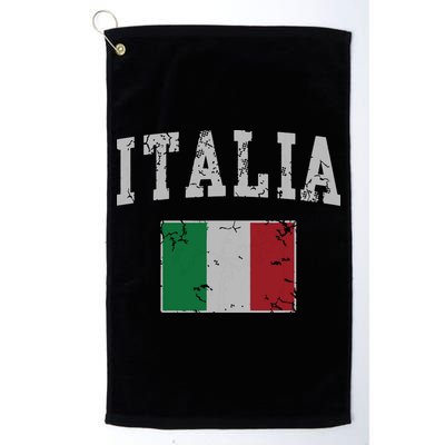 Vintage Italia Italian Flag Italy Men Women Kids Golf Towel