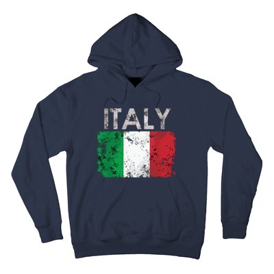 Vintage Italy Italia Italian Flag Pride Gift Hoodie