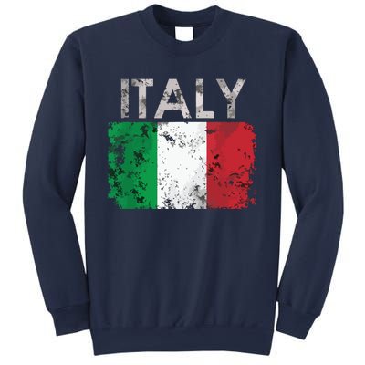 Vintage Italy Italia Italian Flag Pride Gift Sweatshirt