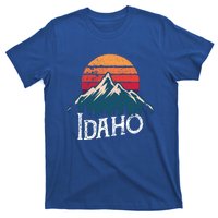 Vintage Idaho Id Mountains Outdoor Wildness Retro Gift T-Shirt