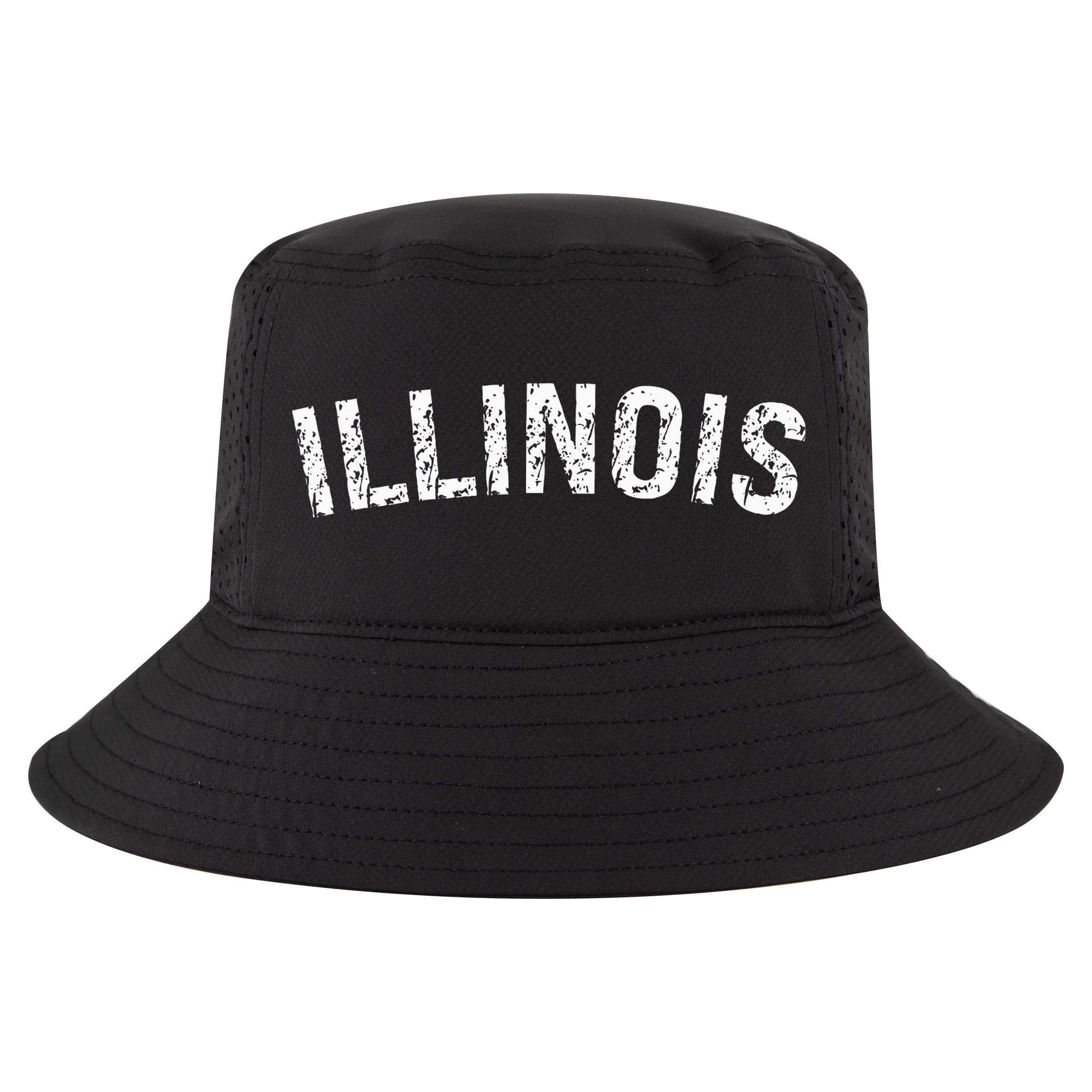Vintage Illinois Illinois Orange Cool Comfort Performance Bucket Hat