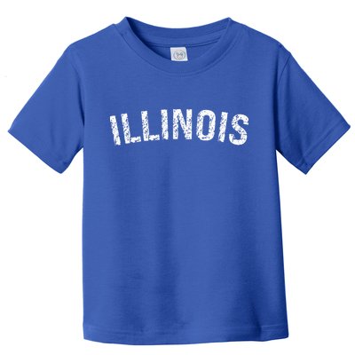 Vintage Illinois Illinois Orange Toddler T-Shirt