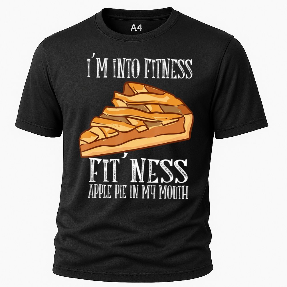 Vintage I'm Into Fitness Fit' Ness Apple Pie In My Mouth Cooling Performance Crew T-Shirt