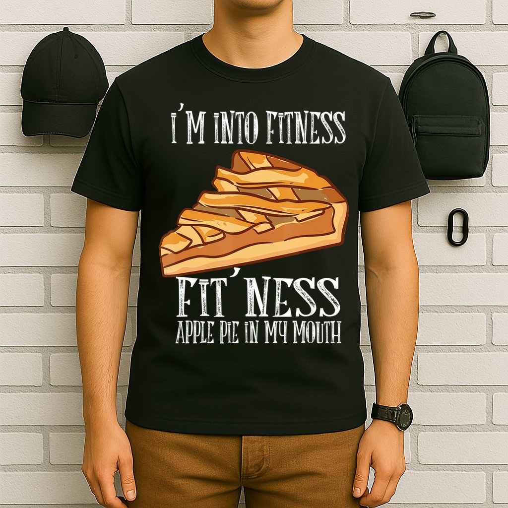 Vintage I'm Into Fitness Fit' Ness Apple Pie In My Mouth T-Shirt