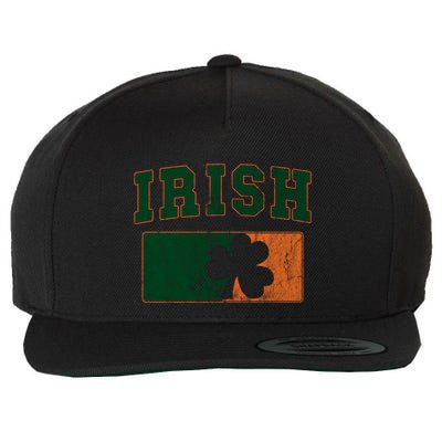Vintage Irish Ireland Shamrocks Retro St Patricks Day Gift Wool Snapback Cap