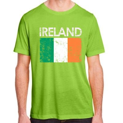 Vintage Ireland Irish Flag Pride Gift Cool Gift Adult ChromaSoft Performance T-Shirt