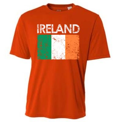 Vintage Ireland Irish Flag Pride Gift Cool Gift Cooling Performance Crew T-Shirt