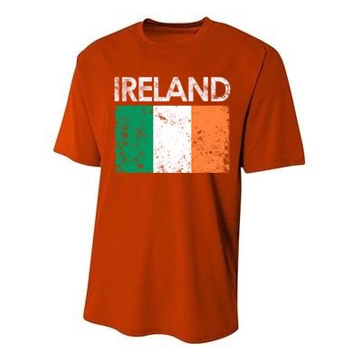 Vintage Ireland Irish Flag Pride Gift Cool Gift Performance Sprint T-Shirt