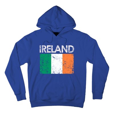 Vintage Ireland Irish Flag Pride Gift Cool Gift Hoodie