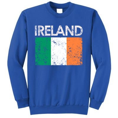 Vintage Ireland Irish Flag Pride Gift Cool Gift Sweatshirt