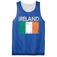 Vintage Ireland Irish Flag Pride Gift Cool Gift Mesh Reversible Basketball Jersey Tank