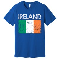 Vintage Ireland Irish Flag Pride Gift Cool Gift Premium T-Shirt