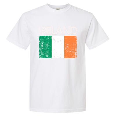 Vintage Ireland Irish Flag Pride Gift Cool Gift Garment-Dyed Heavyweight T-Shirt