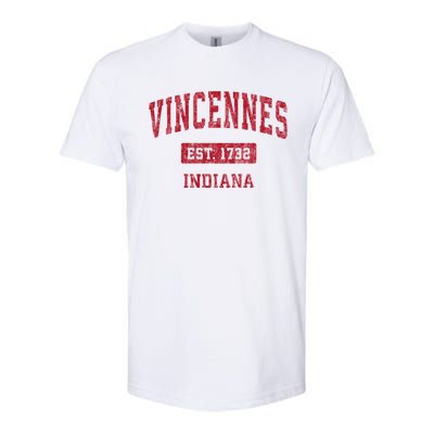 Vincennes Indiana In Vintage Sports Softstyle CVC T-Shirt