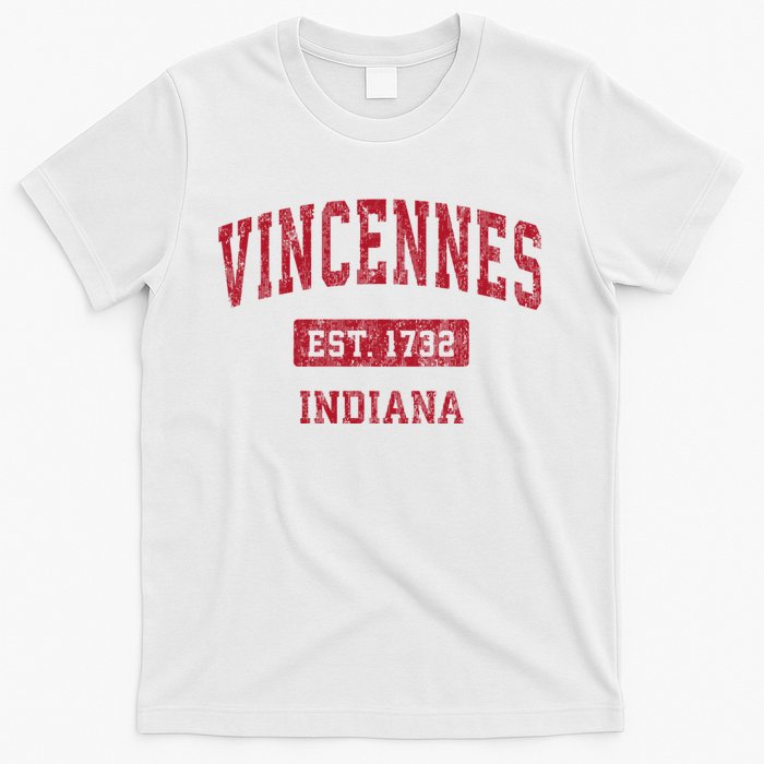 Vincennes Indiana In Vintage Sports T-Shirt