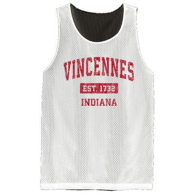 Vincennes Indiana In Vintage Sports Mesh Reversible Basketball Jersey Tank