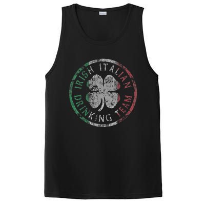 Vintage Irish Italian Ing Team St Patrick's Day Groups Meaningful Gift PosiCharge Competitor Tank