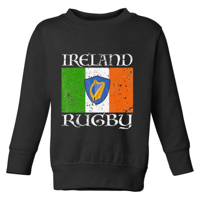Vintage Ireland Irish Flag Green St. Patrick's Day Toddler Sweatshirt